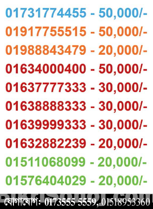 VIP Mobile Number BD Golden & Platinum SIM dhaka bd online